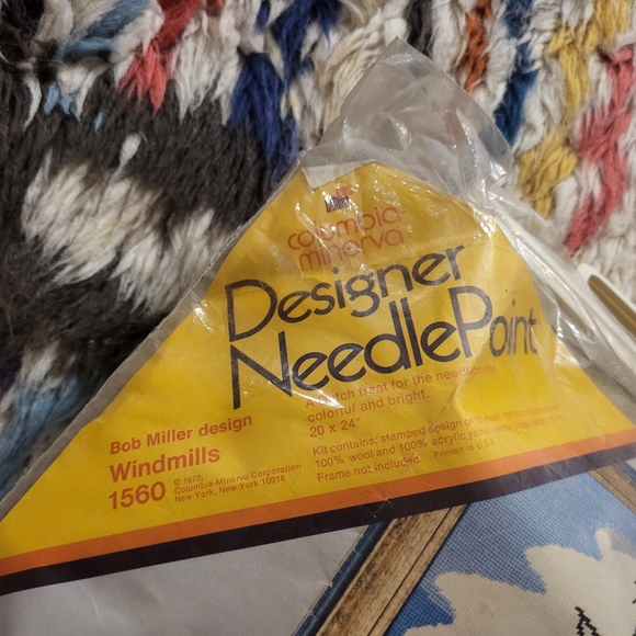 Vintage, Columbia-Minerva Designer Needlepoint - Picture 2 of 4